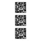 thumbnail image 1 of Naiovety 4x Panel divisor de habitación DIY fácil de montar Panel de pantallas divisorias colgantes duraderos y modernos mariposas negras Type1 NO1, 1 of 6