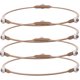 thumbnail image 2 of WORGEOUS 4pcs Microondas Horno de vidrio Anillos de giradiscos de microondas Base de soporte, 2 of 8