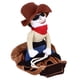 thumbnail image 1 of Disfraz de vaquero para mascota, tela de poliéster cómoda y transpirable para perro, traje decorativo divertido para mascota para Teddy Golden Retriever, 1 of 5