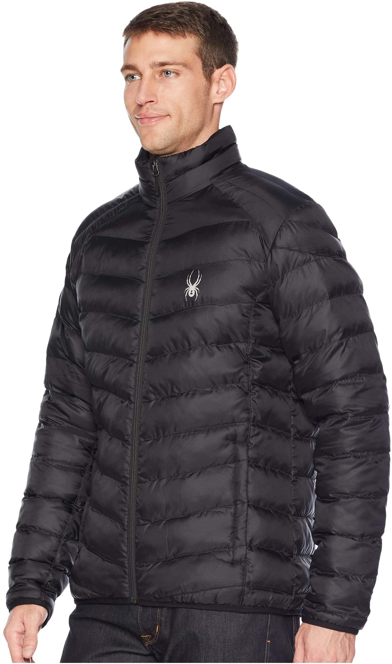 spyder men's geared synthetic down jacket