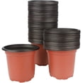 thumbnail image 2 of 100 maceteros de plástico de 10 cm, maceteros, maceteros de plástico, redondos para cultivo y siembra, 2 of 7