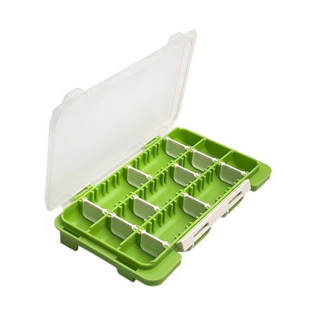 Tackle Compact Removable Inserts Back Clasps Compartment Slim Storage Organizer Lightweight Portablefor Outdoor Angling Hooks Camping And Hiking Gear Camping Gadget Emergency Bag Kits for Men Hiking