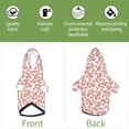 thumbnail image 6 of Honeii Rose Flowers Print Small Dog Hoodies Pet Hooded Sweatshirts Fall Winter Puppy Cat Sweaters Warm Clothes for Small Dogs Outfits Costume-Large, 6 of 7