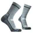thumbnail image 5 of SOLAX Men's 72% Merino Wool Hiking Socks Outdoor Trail Trekking Cushioned Breathable Crew Socks 3 Pairs (LG Asst130), 5 of 7
