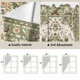 thumbnail image 5 of Swag Valance Curtains for Windows, Sage Green Light Filtering Kitchen Curtains with Rod Pocket, Southwest Tribal Antique Boho-Chic Country Window Treatment Valances for Living Room, 36x36 - 2 PCS, 5 of 9