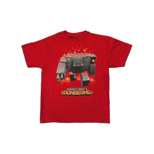 612px x 612px - Minecraft Boys Red Dungeon Tee Shirt Video Gamer T-Shirt X-Small (4-5) -  Walmart.com
