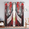 thumbnail image 5 of Anime Curtains for Bedroom Drapes DAN DA DAN Takakura Ken Print Design Window Treatments Curtain Panel Set, 2-Panels, 55" W x 63" L, 5 of 8