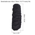 thumbnail image 2 of Unique Bargains Office Chair Arm Cover, 2Pcs Office Chair Armrest Covers Protectors Computer Chair Arm Rest Covers, Black, 2 of 5