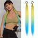 thumbnail image 1 of Extensión de cola de caballo con lazo de color para mujeres y niñas, accesorios para cabello oscuro para festivales, fiestas de Halloween, horquilla de 26 pulgadas., 1 of 4