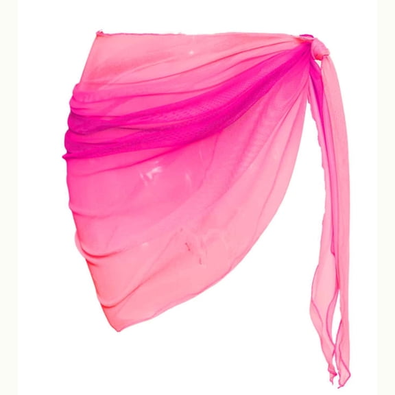 Riecok Bikinis Skirts for Women Summer Swim Cover Up Skirts Lightweight Beach Vacation Bathing Suits Skirt Hot Pink S