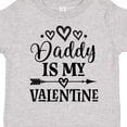 thumbnail image 4 of Inktastic Daddy is My Valentine Holiday Girls Toddler T-Shirt, 4 of 5