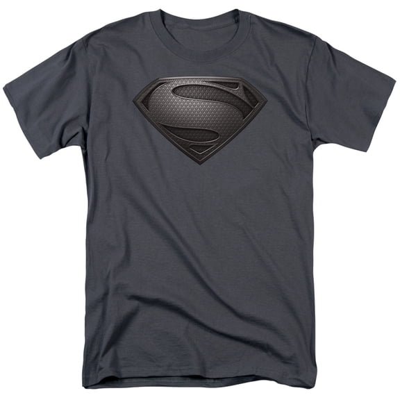 Superman Men's Mos Desaturated T-shirt Large Charcoal