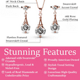 thumbnail image 2 of Cate & Chloe Isla 18k Rose Gold Plated Eiffel Tower Jewelry Set with Swarovski Crystals for Women, 2 of 9