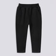 thumbnail image 2 of Karoyedx Cargo Joggers Boys' Basic Fleece Jogger Sweatpants,with Drawstring Closure Super Soft Cotton-Blend Black Size,6-7 Years, 2 of 4