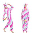 thumbnail image 4 of Kigurumi-Pijama de franela de unicornio para mujer, ropa de dormir Unisex, disfraces de Anime para adultos, invierno, navidad, 4 of 4