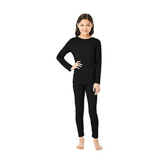 Kids Heat Baselayer Set,Black,Small