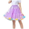 thumbnail image 2 of Betivan Women's Extended Puffed Dance Skirt, Fashion Long Crinoline Petticoat, Fluffy Skirt, 2 of 5