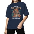 thumbnail image 2 of Visit Tiki Haven for Piña Colada Vibes Women's T-shirt, 2 of 3