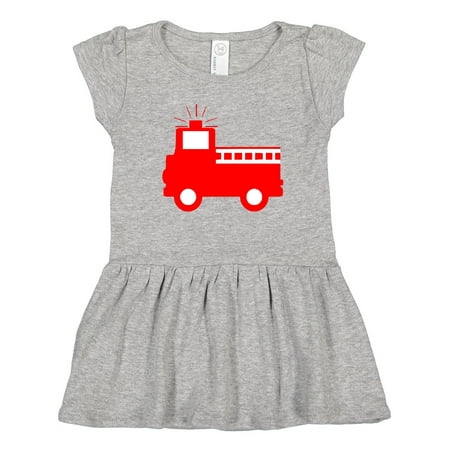 

Inktastic Cute Red Firetruck Gift Toddler Girl Dress