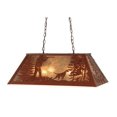 thumbnail image 3 of Meyda 115919 33 in. Quail Hunter with Dog Oblong Pendant, Rust & Silver Mica, 3 of 5