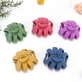 thumbnail image 7 of Extra Large Claw Clips for Thick Hair - 5Pcs Jumbo Octopus Hair Clips, 3.15" Big Hair Claws for Women and Girls, Assorted Colors, 7 of 7