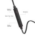 thumbnail image 4 of Magnavox Blue Earhook Headphones with Microphone & Optical Fiber Cable MHP4855BL, 4 of 6