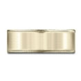 thumbnail image 5 of Benchmark� 14k Gold 8mm Comfort-fit Riveted Edge Satin Finish Design Wedding Band Ring, 5 of 9