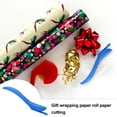 thumbnail image 4 of Callipe 2Pcs Gift Wrap Cutter Concealed Blade Safety Wrapping Paper Cutting Tool Holiday Birthday Christmas Paper Trimmer Printer-Compatible Film Cutter, 4 of 8