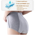 thumbnail image 5 of 3 Pack Women's Incontinence Underwear Washable, Double Elastic High Waist Adult, 5 of 6
