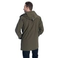 thumbnail image 4 of Alpine North, Banks - Men’s Drawstring Raincoat - Weather Resistant Storm Jacket with Drawstring Hood, Lightweight, DWR Water Repellent, Windproof, Rain Jacket, 4 of 6