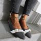 thumbnail image 4 of Zapatos informales cómodos con hebilla en punta para mujer, zapatos sencillos de tacón bajo cómodos y sólidos Wmkox8yii FOPL1648, 4 of 7
