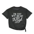 thumbnail image 1 of T-Shirts Imprimés à la Mode et à Col Rond pour Femmes T-shirt à Manches Courtes pour Femme, 1 of 2