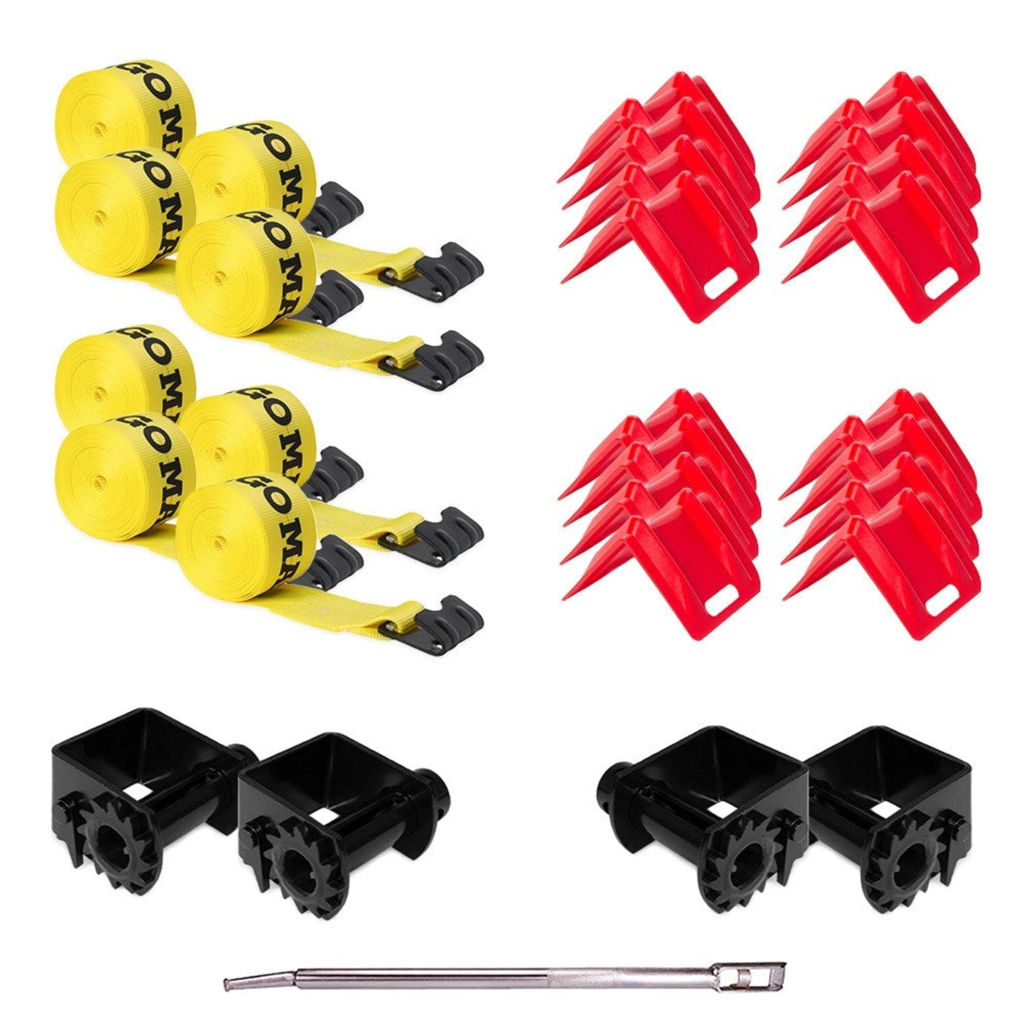 DC Cargo Mall Flatbed TieDown Kit for Heavy Hauling 29 Pieces 4