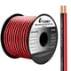 thumbnail image 2 of Tyumen 100 pies calibre 14/2 rojo negro cable de conexión cable eléctrico tiras LED cable de extensión 12 V/24 V CC 14 AWG cable de extensión flexible para cinta LED lámpara cinta iluminación, 2 of 4