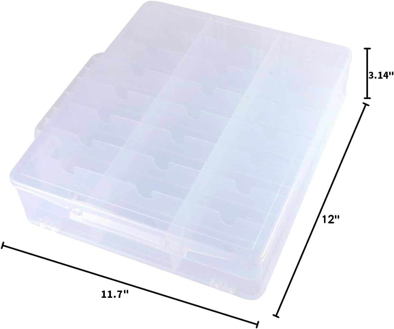 MRSXXNTY Universal Nail Polish Holder Organizer for 48 Bottles Adjustable Dividers Space Saver