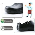 thumbnail image 2 of Cyiecw Chef Shoes Men Oil Water Resistant Non-Slip Safety Work Shoes for Kitchen Garden Bathroom Hospital, 2 of 7
