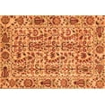 thumbnail image 1 of Ahgly Company Indoor Rectangle Abstract Orange Modern Area Rugs, 8' x 10', 1 of 4