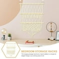 thumbnail image 3 of SHOWERORO Rangement Mural pour Jouets Hamac pour Salle d'Étude Blanc 1Pcs, 3 of 5