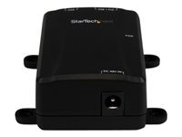 StarTech.com 1 Port Gigabit PoE Power over Ethernet Injector 48V / 30W - 802.3at / 802.3af - Wall-Mountable