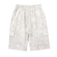 thumbnail image 6 of adviicd Toddler Boy Shorts Adjustable Waist Toddler Boys Summer Knit Shorts with Pocket Baby Pull-On Soft Active Shorts (Beige,6-7 Years ), 6 of 7