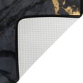 thumbnail image 4 of Area Floor Mats Black and Golden Marble Large Nursery Rugs Non-Slip Living Room Carpets Bedroom Doormat for Dinning Decor 72" x 48", 4 of 7