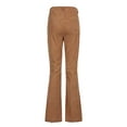 thumbnail image 5 of One opening Women Flare Pants High Waist  Loose Corduroy Pants with Pockets, 5 of 5