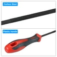 thumbnail image 4 of Lima de afilado de cadena de motosierra Uxcell, paquete de 3, afilador de sierra de cadena de 5/32 pulgadas (4.0 mm) con mango, rojo y negro, 4 of 5