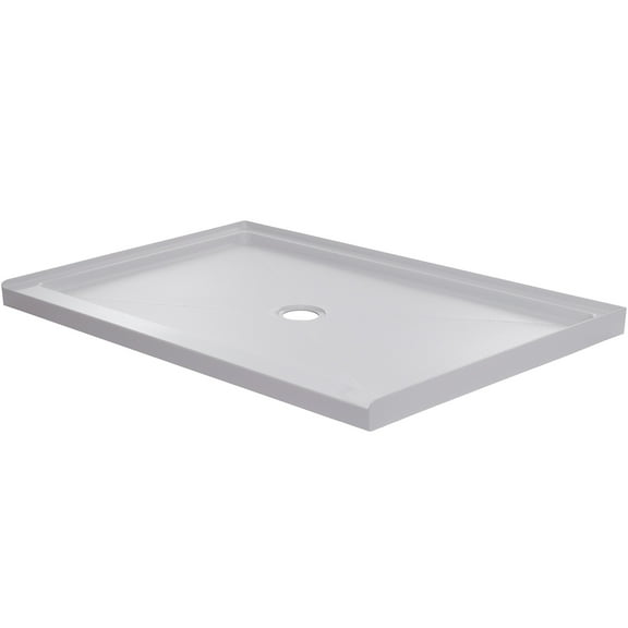 Craft Main 6036C 60" X 36" Rectangular Shower Base - White