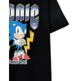 thumbnail image 4 of Sonic the Hedgehog Mens Black Short Sleeved T-Shirt, 4 of 5
