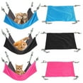 thumbnail image 3 of HOOWIFFY Black Waterproof Cat Hammock Durable Pet Lounger Removable Easy Clean Sleeping Bed, 3 of 6