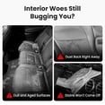 thumbnail image 5 of Car Interior Detailer & Protectant, Polishing Cleaner Suitable for Cleaning Rubber, Plastic, and Leather Surfaces Inside Vehicles, Clean and Protect Car, Truck, SUV (2set), 5 of 7