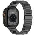 thumbnail image 4 of Dwitch Compatible with Apple Watch Band 49mm 45mm 44mm 42mm 41mm 40mm 38mm, Business Metal Watchband fits for iWatch Band Series 10, Ultra 2, SE, Ultra Series 9 8 7 6 5 4 3 2 1 Men & Women,Black, 4 of 7
