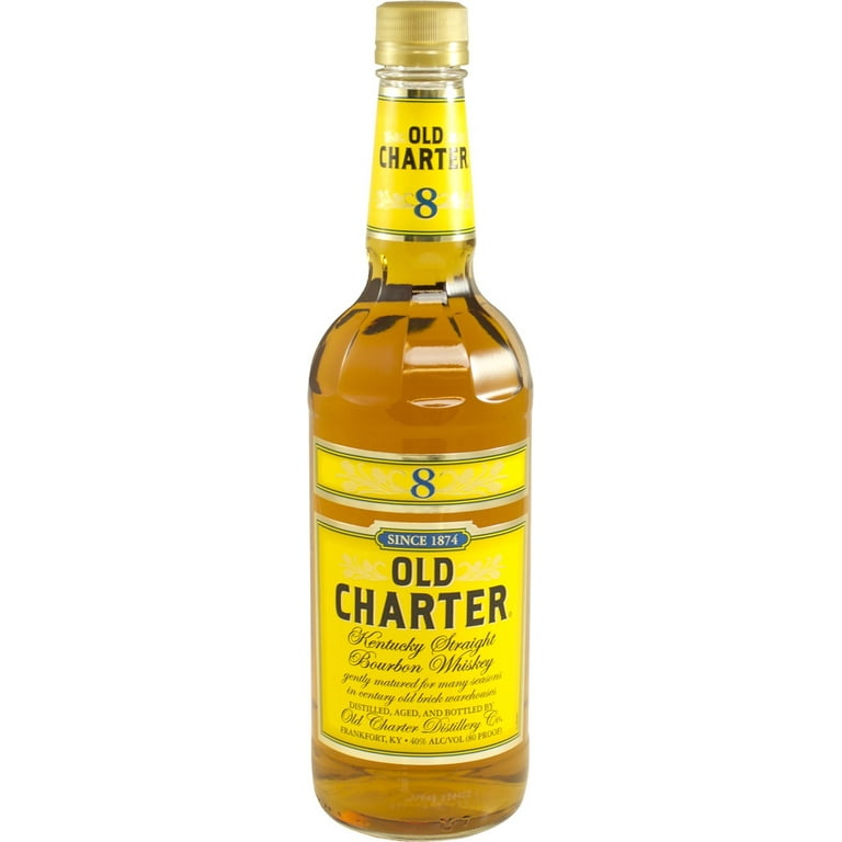 Old Charter Aged 8 Years Kentucky Straight Bourbon Whiskey, 750ml