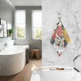 thumbnail image 2 of Yayeee 100% Cotton Hand Towels for Bathroom 16" x 28" Soft Absorbent Kitchen Towel, Red Flowers Pattern, 2 of 7